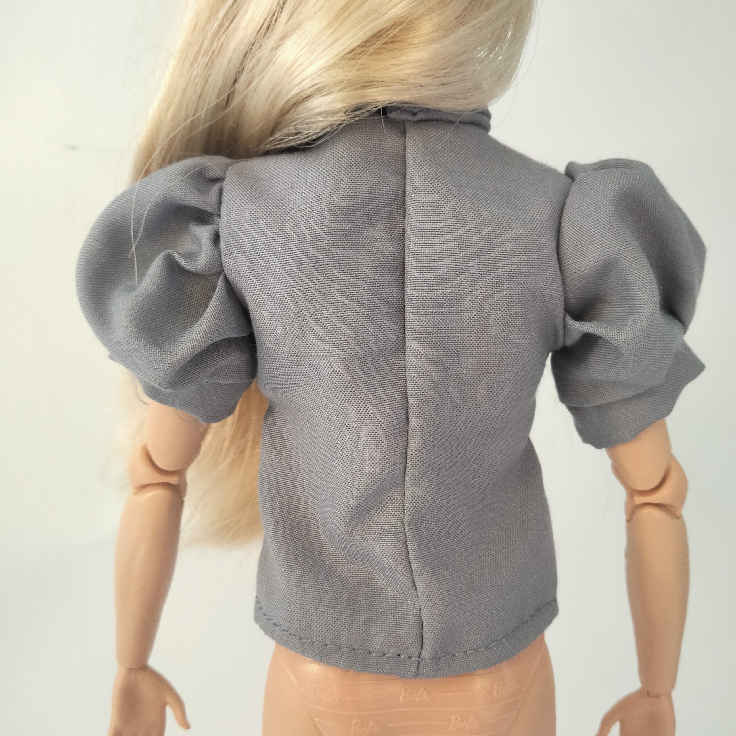 oplus_34 Short Sleeve Puffed Shirt With Buttons And Bow Collar