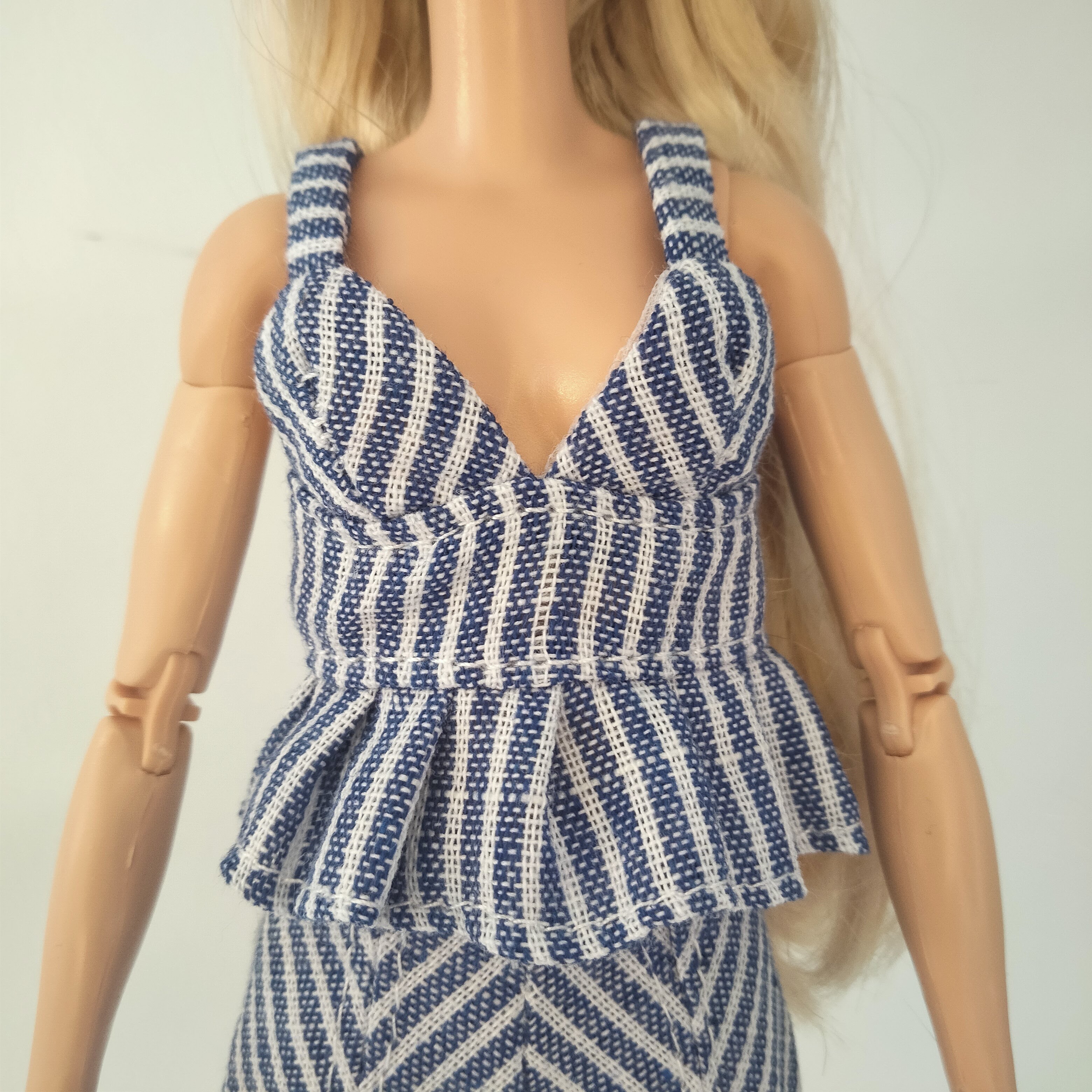 Striped Top and Pants Set