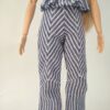 Striped Top and Pants Set