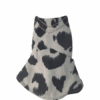 Animal Print Top and Skirt Set with Stitching Detail