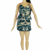 Tile Print Top And Skirt Set