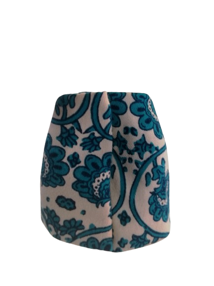 Tile Print Top And Skirt Set