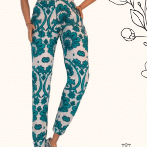Tile Print Pants
