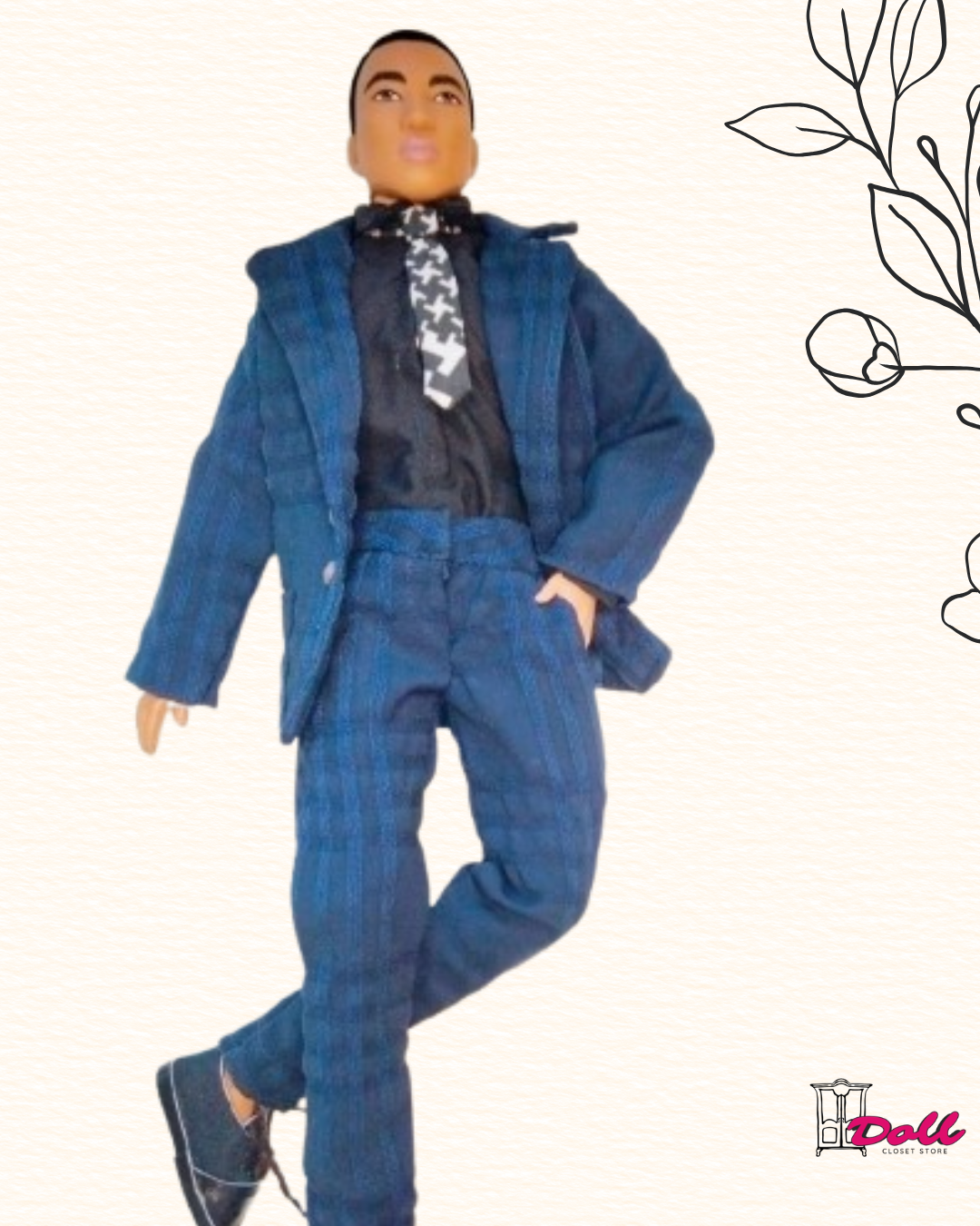 BLUE SUIT FOR KEN