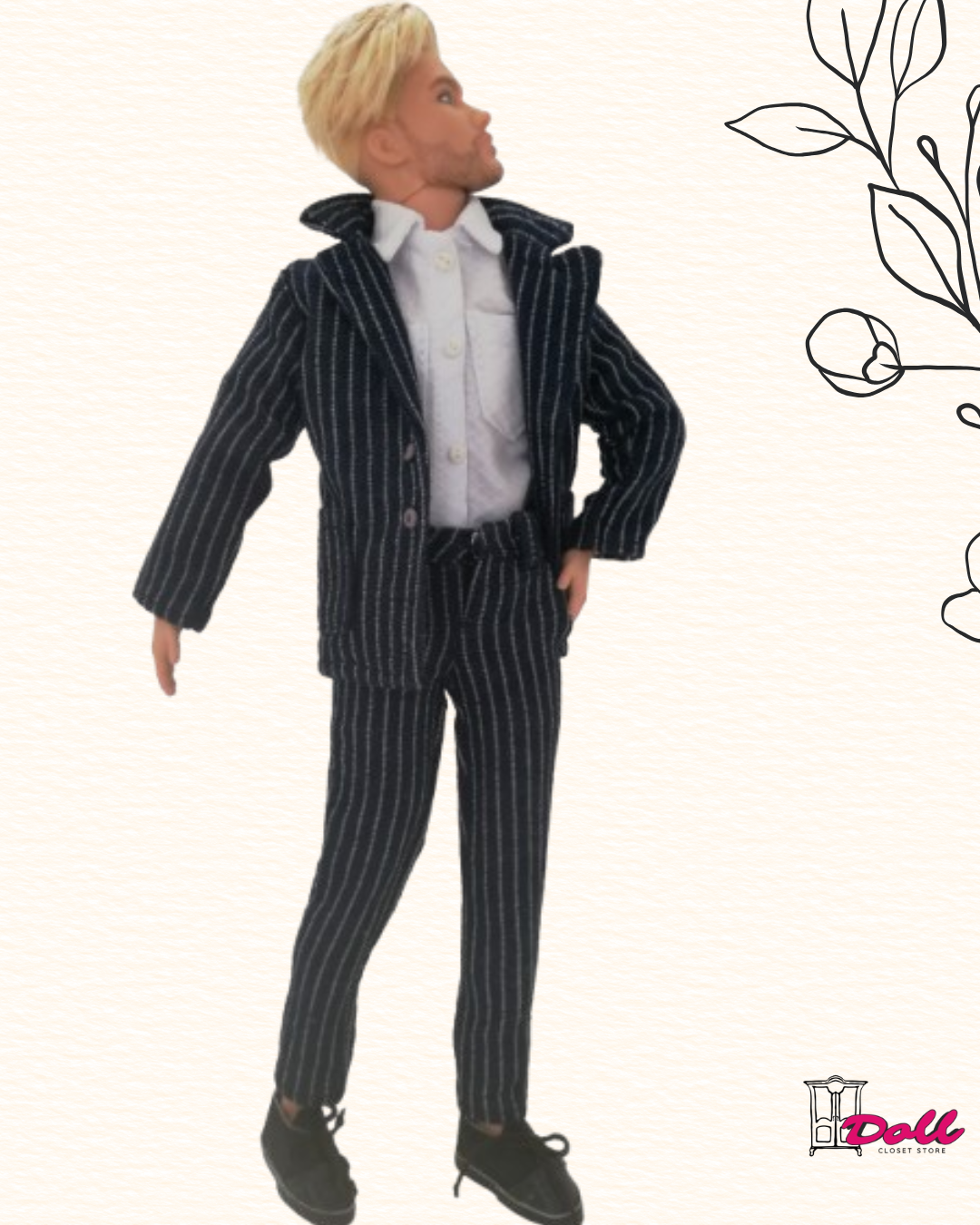 Striped Suit For Ken